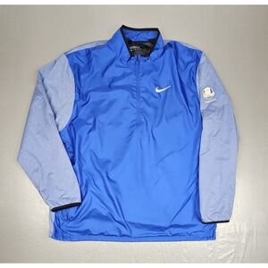Nike Ryder Cup Pullover Mens 3XL Blue Qt Zip 2016 Golf Performance